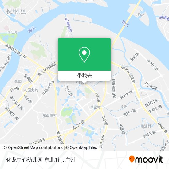 化龙中心幼儿园-东北1门地图