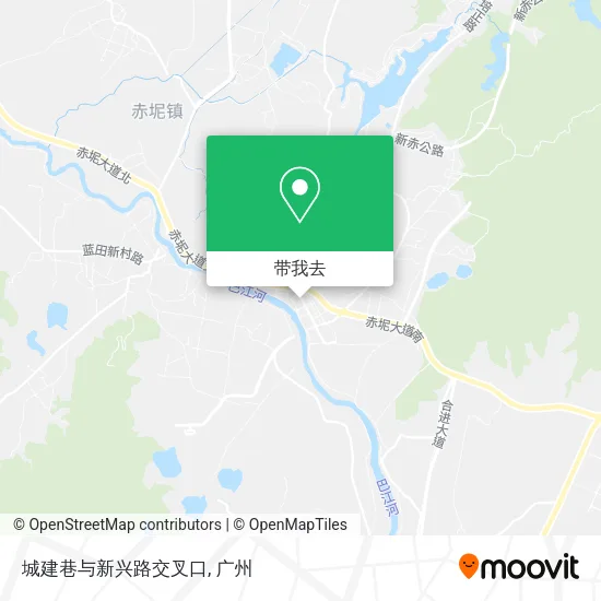 城建巷与新兴路交叉口地图