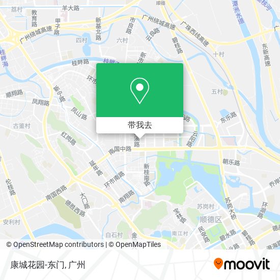 康城花园-东门地图