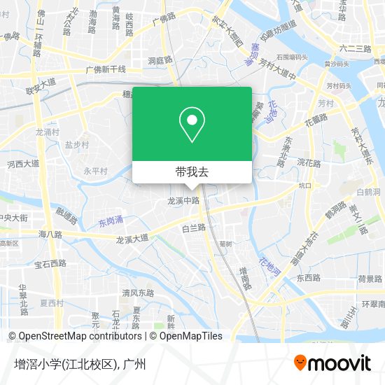 增滘小学(江北校区)地图