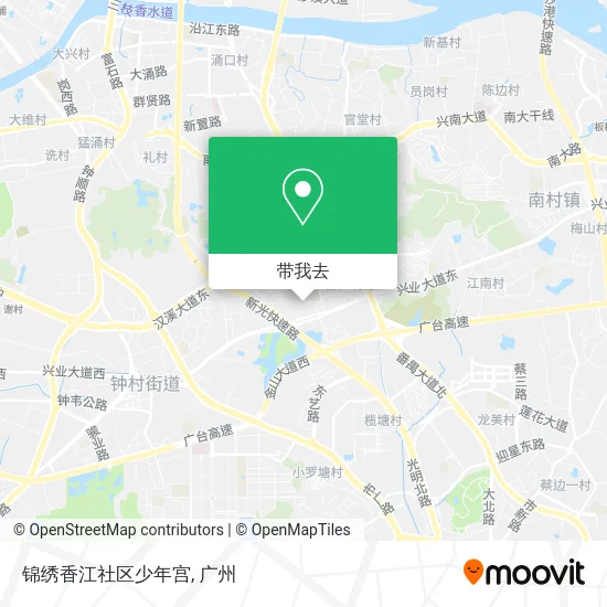 锦绣香江社区少年宫地图