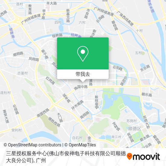 三星授权服务中心(佛山市俊禅电子科技有限公司顺德大良分公司)地图