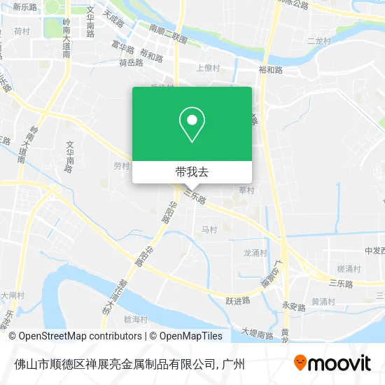 佛山市顺德区禅展亮金属制品有限公司地图