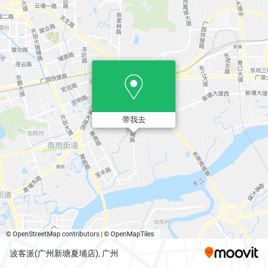 波客派(广州新塘夏埔店)地图