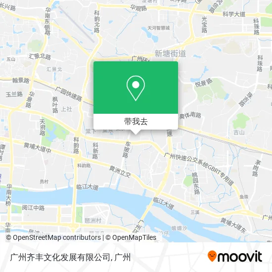 广州齐丰文化发展有限公司地图