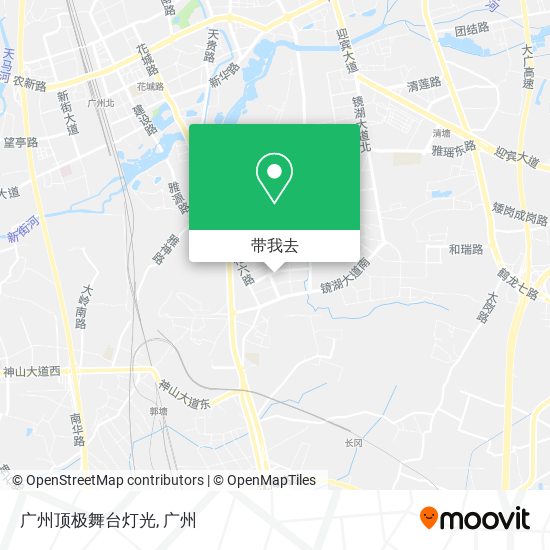 广州顶极舞台灯光地图