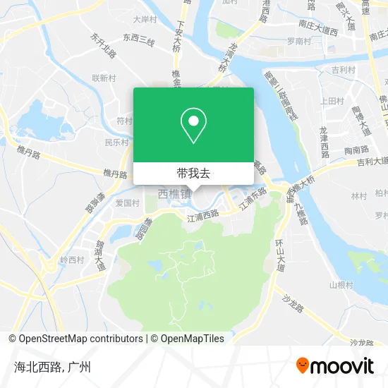 海北西路地图