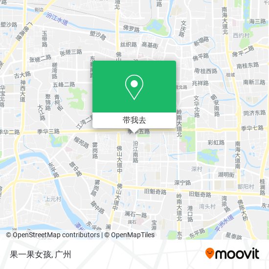 果一果女孩地图