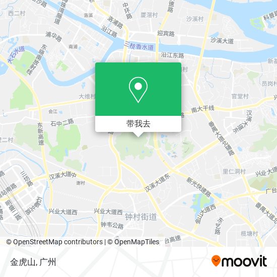 金虎山地图