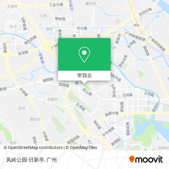 凤岭公园-日新亭地图