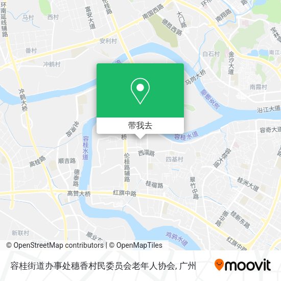 容桂街道办事处穗香村民委员会老年人协会地图
