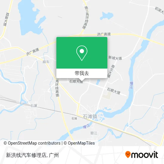 新洪线汽车修理店地图