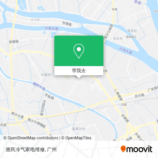 惠民冷气家电维修地图