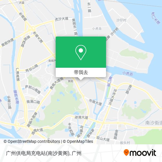 广州供电局充电站(南沙黄阁)地图