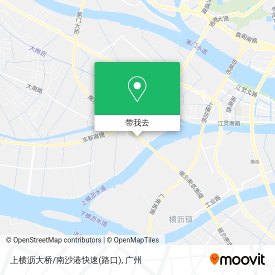 上横沥大桥/南沙港快速(路口)地图