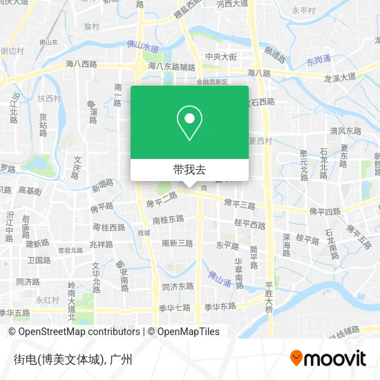 街电(博美文体城)地图