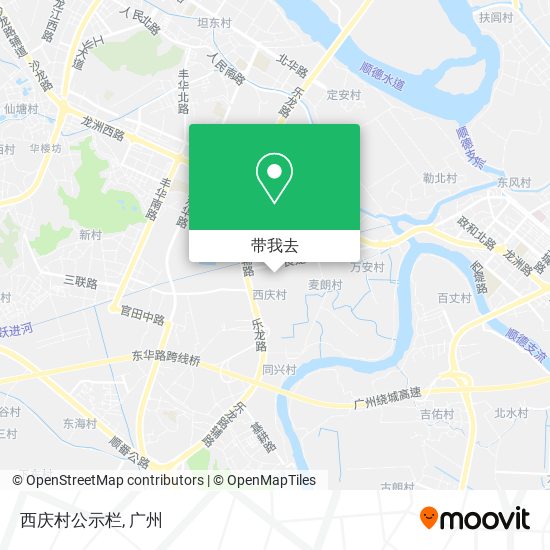西庆村公示栏地图