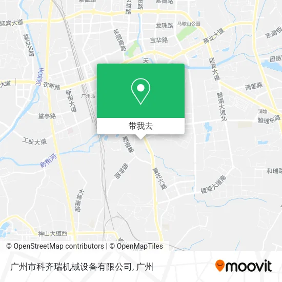 广州市科齐瑞机械设备有限公司地图