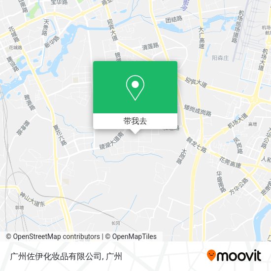广州佐伊化妆品有限公司地图