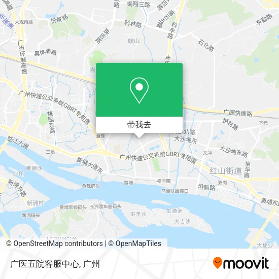 广医五院客服中心地图
