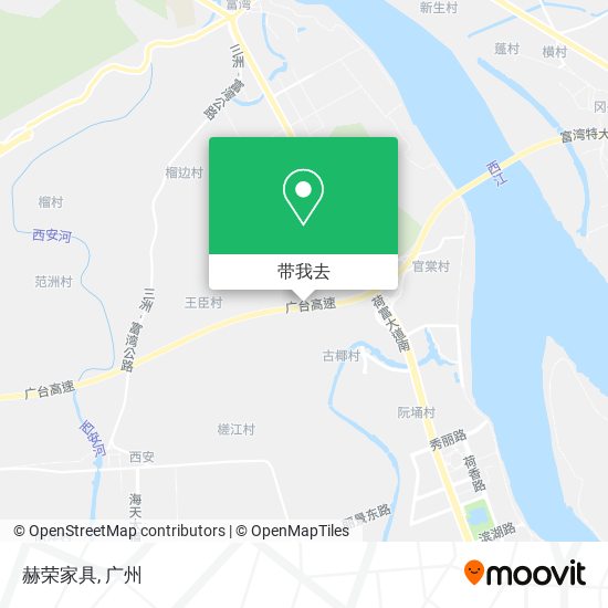 赫荣家具地图