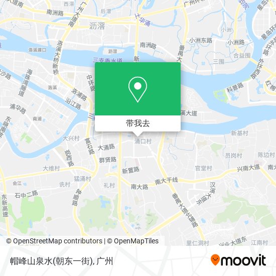 帽峰山泉水(朝东一街)地图