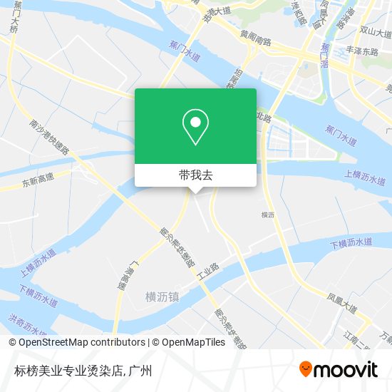 标榜美业专业烫染店地图