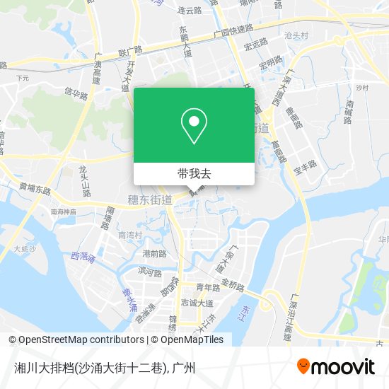 湘川大排档(沙涌大街十二巷)地图