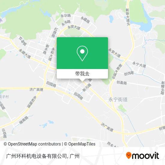 广州环科机电设备有限公司地图