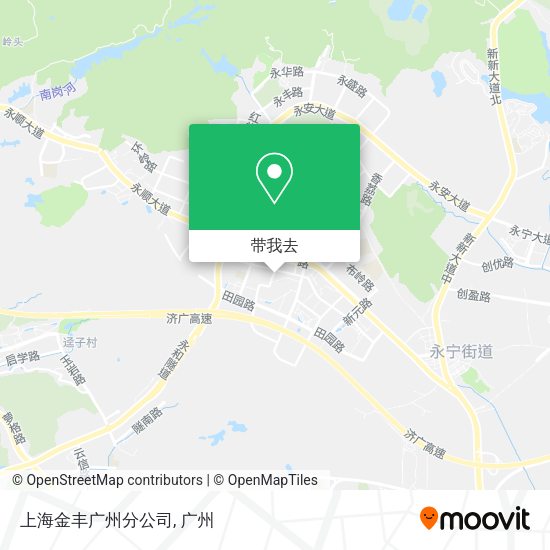 上海金丰广州分公司地图