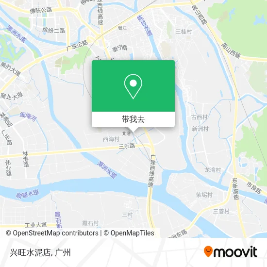兴旺水泥店地图