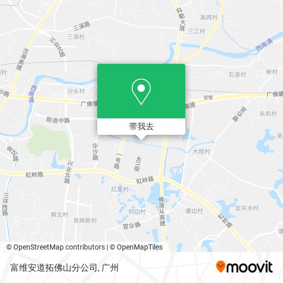富维安道拓佛山分公司地图