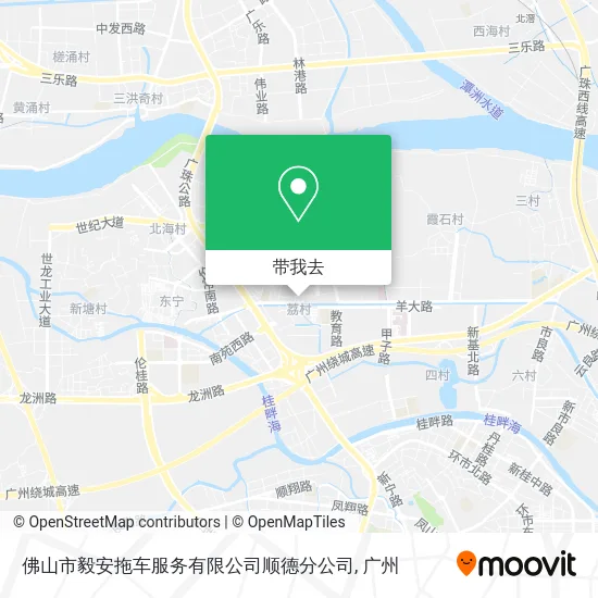 佛山市毅安拖车服务有限公司顺德分公司地图