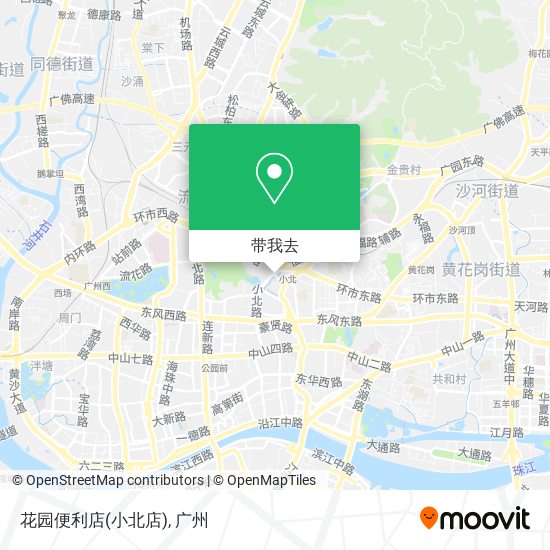 花园便利店(小北店)地图