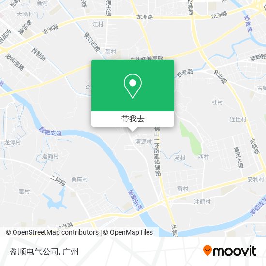 盈顺电气公司地图