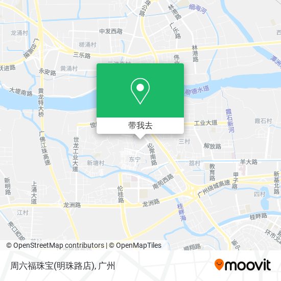 周六福珠宝(明珠路店)地图