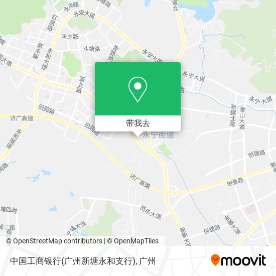 中国工商银行(广州新塘永和支行)地图