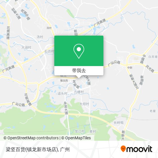 梁坚百货(镇龙新市场店)地图