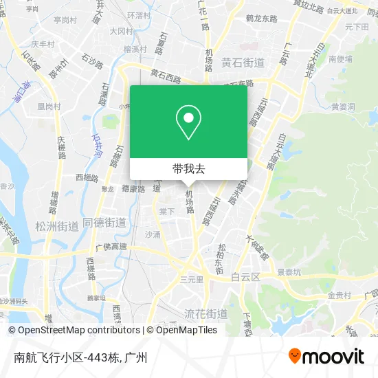 南航飞行小区-443栋地图