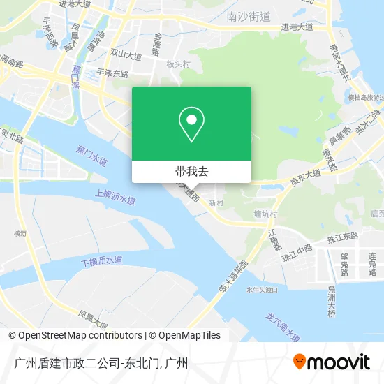 广州盾建市政二公司-东北门地图