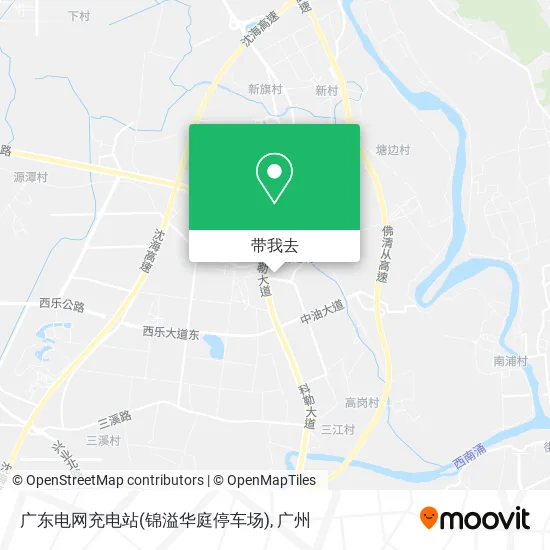 广东电网充电站(锦溢华庭停车场)地图