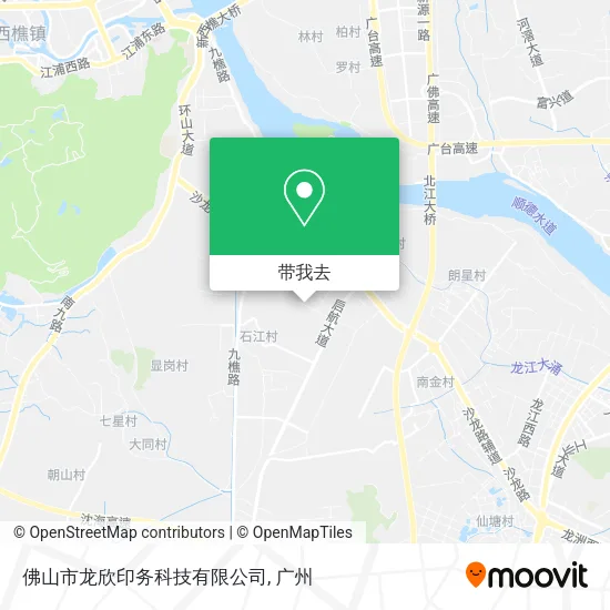 佛山市龙欣印务科技有限公司地图