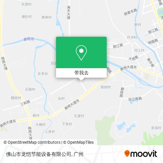 佛山市龙恺节能设备有限公司地图