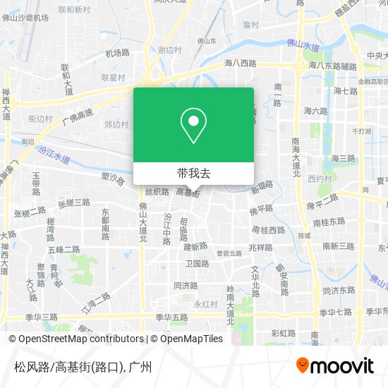 松风路/高基街(路口)地图