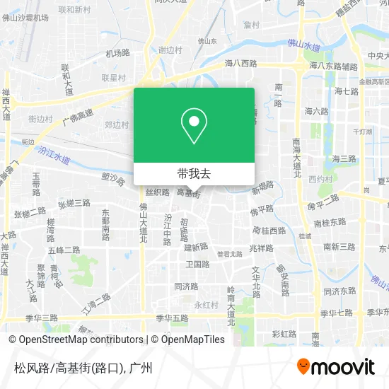 松风路/高基街(路口)地图