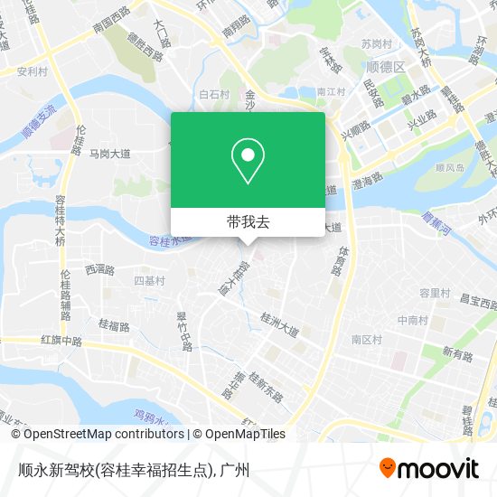 顺永新驾校(容桂幸福招生点)地图