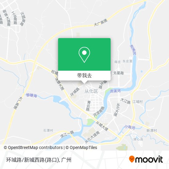 环城路/新城西路(路口)地图