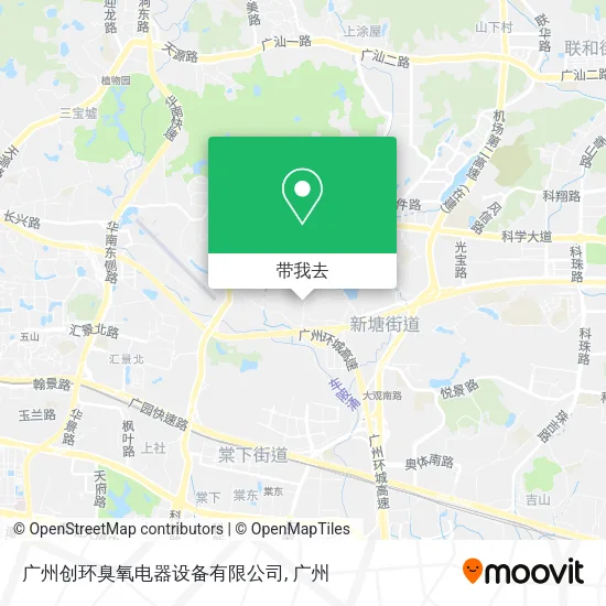 广州创环臭氧电器设备有限公司地图