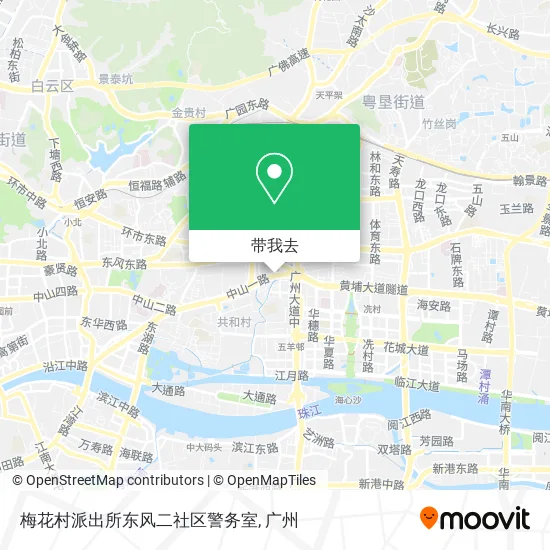梅花村派出所东风二社区警务室地图