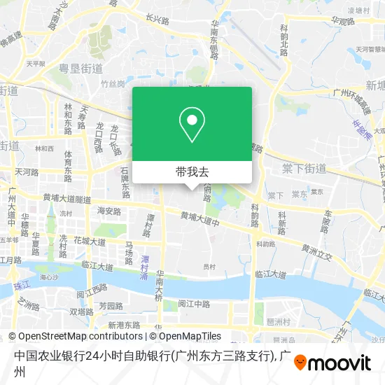中国农业银行24小时自助银行(广州东方三路支行)地图